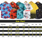 Hawaiian Shirts Men Aloha Summer Casual Beach Button Down Cruise Holiday Party