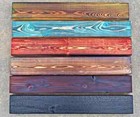 Wood Dye 5 Color Kit - Red Black Green Orange Yellow Blue Brown  25 Grams 
