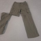 Boy Scouts Of America Pants Mens S Green Switchbacks Zip Off Cargo Straight Leg