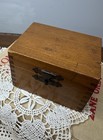 1940 Fleur-o-lier Salesman Sample Box With 6 Glass Color Filters  Dovetail Box