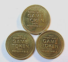 1 -sega City Arcade Game Brass Coin Token -rare Vintage Collectable Token