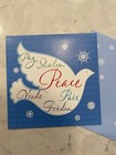 Peace Image Arts White Dove Holiday Merry Christmas Greeting Card With Envelope