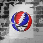 Steal Your Face Stencil     Grateful Dead  Music  Band Logo  Psychedelic  Rock Art
