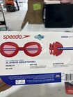 Speedo Junior Sprinter Swim Goggles Age 6-14 No Leak Anti Fog Uv Protection  Red