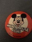 Vintage Mickey Mouse Club Member Large 3 5  Inch Button Pin Disney Retro 60s 70s