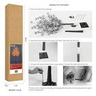 5ft 96led Artificial Lighted Maple Tree Warm White Halloween Fall 5ft