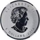 2016 Canada 1 Ounce Silver Maple Leaf - Monkey Privy Rev Proof Ngc Pf70 Early   