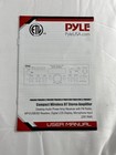 Pyle Pda612bu Black Home Compact Wireless Bluetooth Stereo Amplifier Receiver