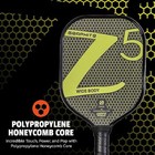 Onix Graphite Z5 Pickleball Paddle Graphite Carbon Fiber Face With Rough Text   