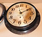 Vintage Seth Thomas U s  Maritime Commision Ships Bakelite 10  Case Clock