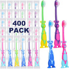 Gerrii 400 Pack Kids Toothbrush Bulk Soft Lovely Little Kangaroo Toothbrush