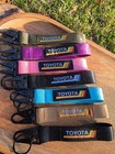 Vintage Retro Keychain lanyard Toyota Light Blue