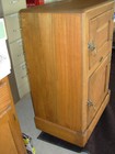 Antique Vintage Oak Ice Box
