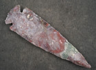 Small Crystal 4 8  Flint Spearhead Point Knife Blade Arrowhead I-226