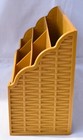 Mcm - Action Inc  Yellow Desk Organizer - Acrylic Plastic - Mail  Office  Etc