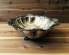 Antique   Vintage  Italian 800 Silver Footed Center Bowl