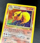 1999 Flareon Holo Jungle Lp-mp 3 64 Unlimited Holo Scratch  Rare Wotc Pokemon