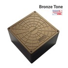 5 5 In  Heavy Duty Square Paver Cleanout Grate For Septic Sewage Cover Made Usa
