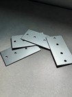 Commercial Grade Galvanized 4 x2  Flat Joiner Bracket  4  1 4  Holes