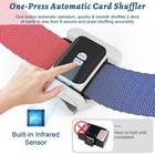 Automatic Card Shuffler 2 Deck  Rechargeable Playing Cards Shuffling Machine    