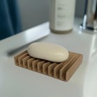 Self-draining Soap Dish   Bathroom Sink Accessory   Sloped Soap Holder   No-mess