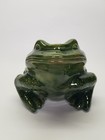 Vtg Arnels Ceramic Spotted Frog toad Garden Statue Lawn Decor Large 13 5  Long