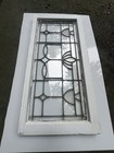 Antique 1920s Leaded Glass Window Coal Region Of Pa Zero Cracks