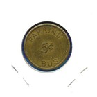 Santa Rosa  California Downtown 5c Parking Lot And Bus Token Coin  0a
