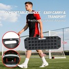 New Soccer Rebounder Board Portable Soccer Wall With 3 Angles Rebound   Sandbag