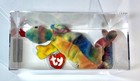 Rare 3rd Generation Tie-dyed Lizzy Beanie Baby Authenticated With Amazing Colors