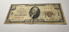 1929  10 National Currency First National Bank Of Louisville Kentucky Misaligned