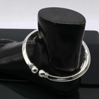 925 Sterling Silver Handmade Plain Shiny Design Foot Bracelet Ankle Kada Nsfk115
