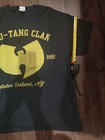 Vintage Vtg Wutang Clan Staten Island New York T Shirt Size Large Black Rare