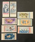 Travelstamps  Dominican Republic Imperf Stamps Scott  501-505 C106-c108 Mnh Og