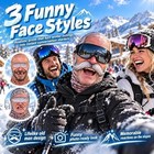 Funny Realistic Face Ski Mask old F cker Man Winter Face Mask 3d Novelty Old Man