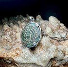 Genuine 1st Cent Bc Medusa And Nike Coin In Sterling Silver Pendant