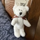Miniature 2 5  Jointed White Teddy Bear Plush Pacific Craft Dollhouse Toy Nos