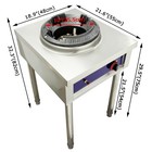 10  Commercial Lpg Gas Stove High-temp Single Burner Gas Wok W fan 1