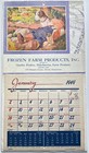1949 Frozen Farm Products Altoona Pa Young Boy With Dog In Cow Pasture Calendar