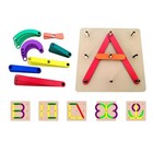 Wooden Alphabet Puzzle For Kids 2   5 Years Abcd Learning Toy With Letters   Numbs