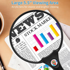 Large Magnifying Glass With Light 10x 20x 45x Illuminated Handheld Magnifie