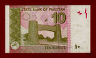Pakistan 10 Rupees 2025 Unc Note 3 Letters Crb Prefix - Sign  A  Jameel   p-45t 