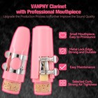 Bb Clarinet 17 Keys Flat B Clarinet For Beginners   Students Pink