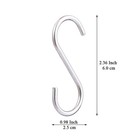 Evanda S Hooks For Hanging Pack Of 30  Heavy Duty Stainless Steel Metal Mutil   