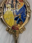 Fantasy Pin  batb belle yellow Dress beast ballroom Scene mirror Pin
