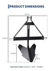Middle Buster Plow Cat 1 3 Point Quick Hitch Adjustable Subsoiler Root Harvest