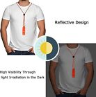 6pcs Safety Survival Whistles Adjustable Reflective Lanyard Emergency Whistle