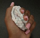 Vacuum Squishy Silicone Stress Ball  Crunchy Texture 