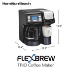 Hamilton Beach Flexbrew Trio 2 Way Coffee Maker  K-cup Pods Or Grounds  49902g