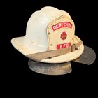 Vintage Cairns   Bros Fiberglass Fire Dept  Helmet Elmont Ny